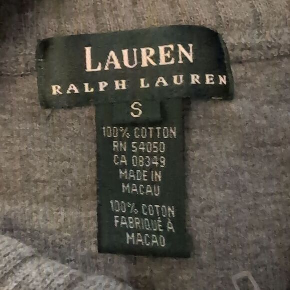 Lauren Ralph Lauren women's gray cotton sweater vest size small - Picture 5 of 8